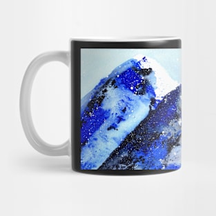 Semi-abstract watercolor mountains Mug